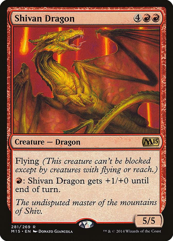 Shivan Dragon 281 (Magic 2015 (M15))  | Good Games Adelaide SA