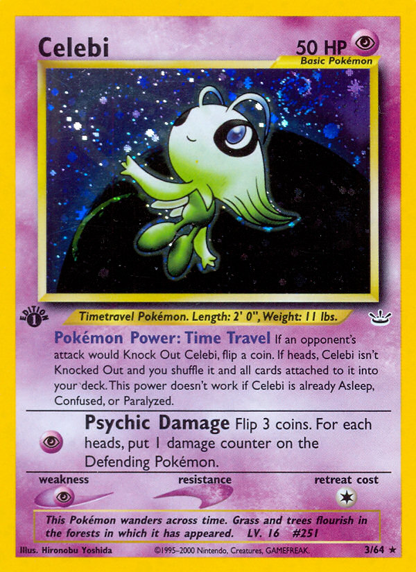 Celebi (3/64) [Neo Revelation 1st Edition] | Good Games Adelaide SA