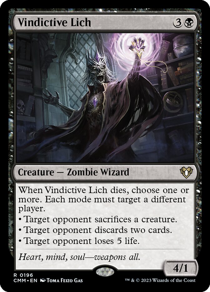 Vindictive Lich 196 (Commander Masters)  | Good Games Adelaide SA