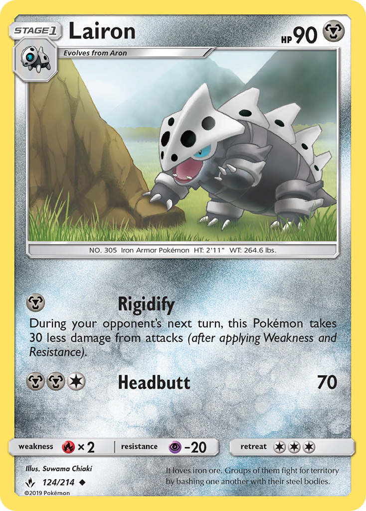 Lairon (124/214) [Sun & Moon: Unbroken Bonds] | Good Games Adelaide SA