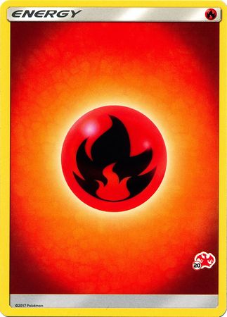 Fire Energy (Charizard Stamp #20) [Battle Academy 2020] | Good Games Adelaide SA