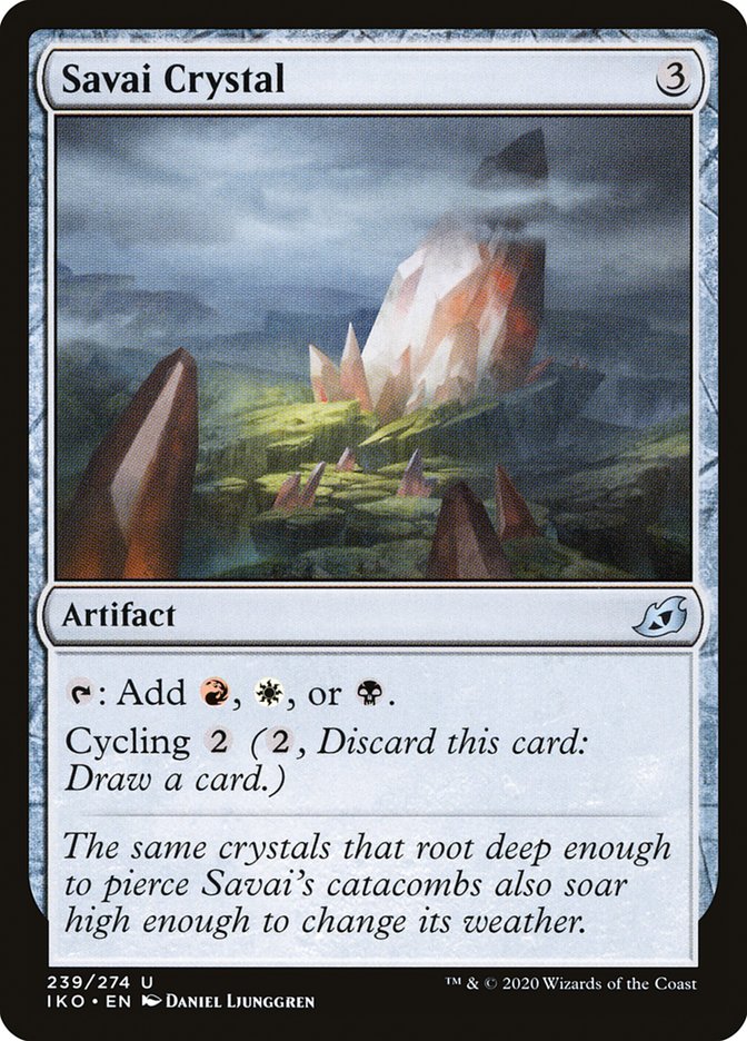 Savai Crystal 239 (Ikoria: Lair of Behemoths)  - Foil | Good Games Adelaide SA
