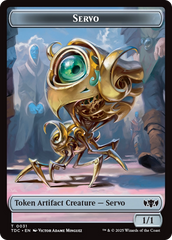 Servo // Warrior Double-Sided Token [Tarkir: Dragonstorm Commander Tokens] | Good Games Adelaide SA