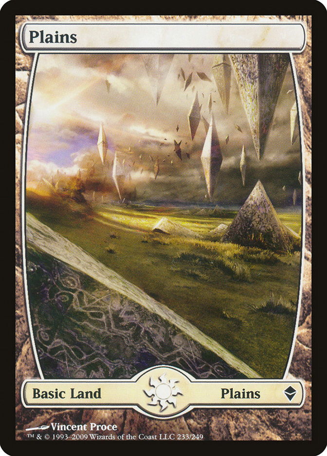 Plains (233) - Full Art [Zendikar] | Good Games Adelaide SA