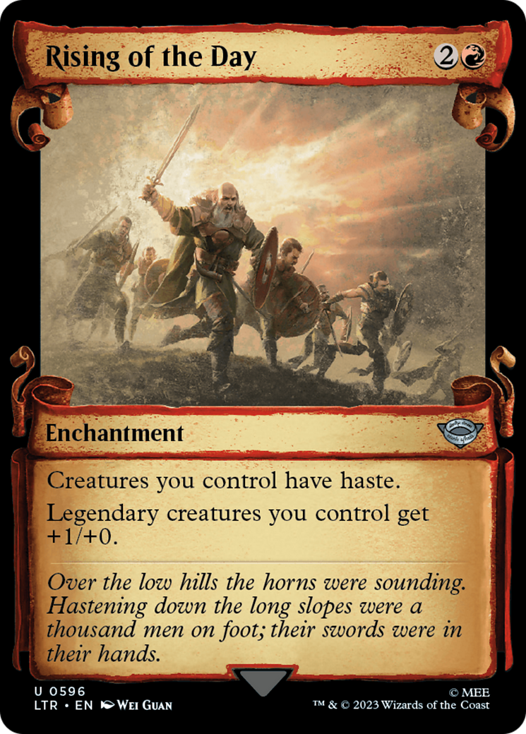 Rising of the Day [The Lord of the Rings: Tales of Middle-Earth Showcase Scrolls] | Good Games Adelaide SA