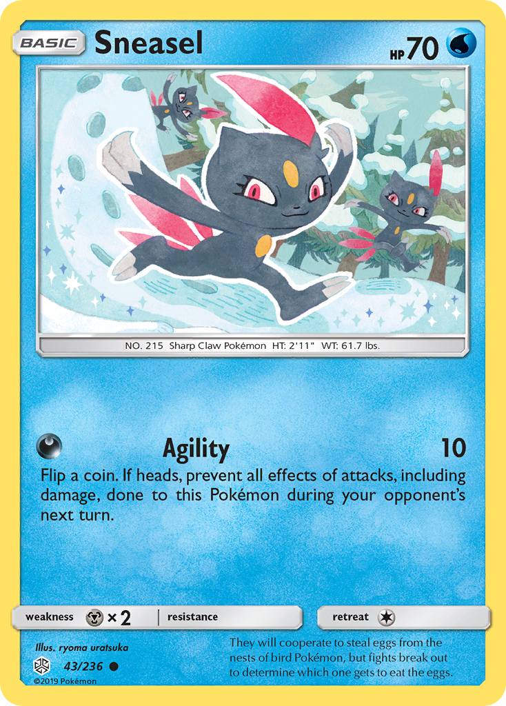Sneasel (43/236) [Sun & Moon: Cosmic Eclipse] | Good Games Adelaide SA