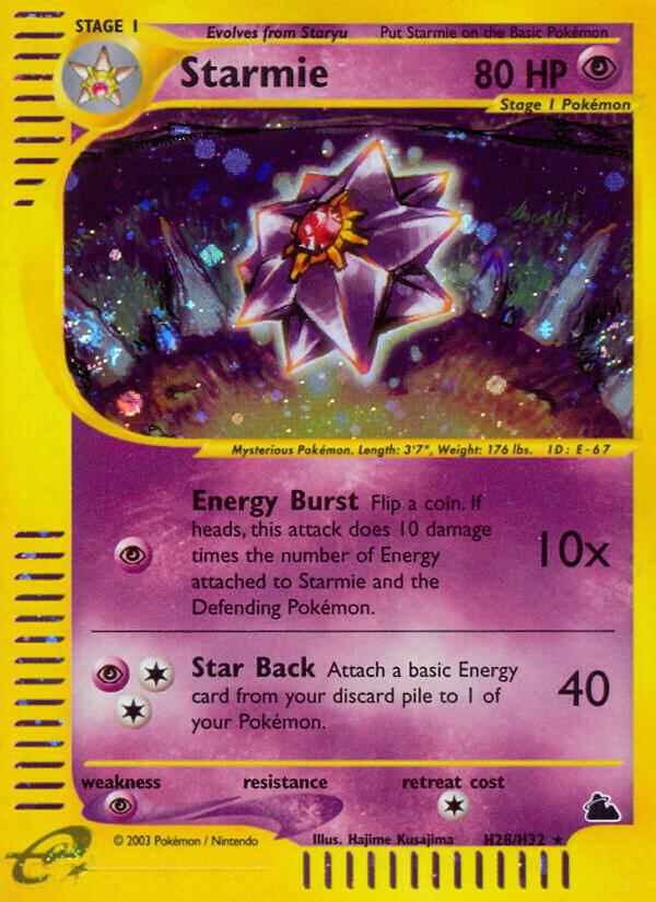 Starmie  H28/H32 (Skyridge)  - Holofoil | Good Games Adelaide SA