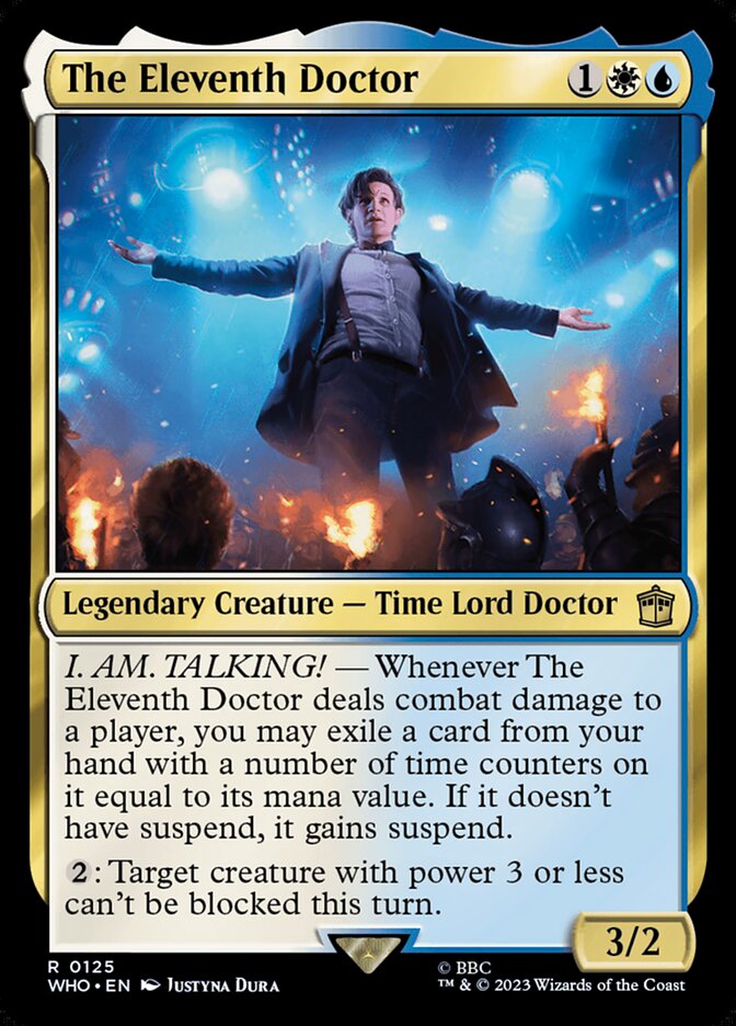 The Eleventh Doctor 125 (Universes Beyond: Doctor Who)  - Foil | Good Games Adelaide SA