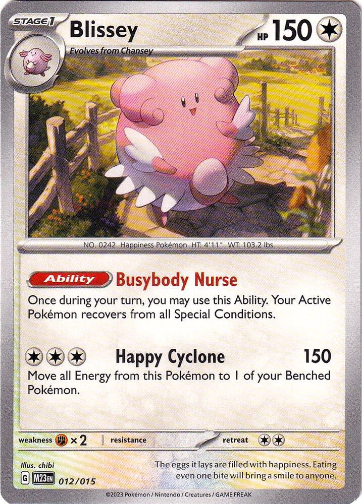 Blissey 012/015 (McDonald's Promos 2023)  | Good Games Adelaide SA
