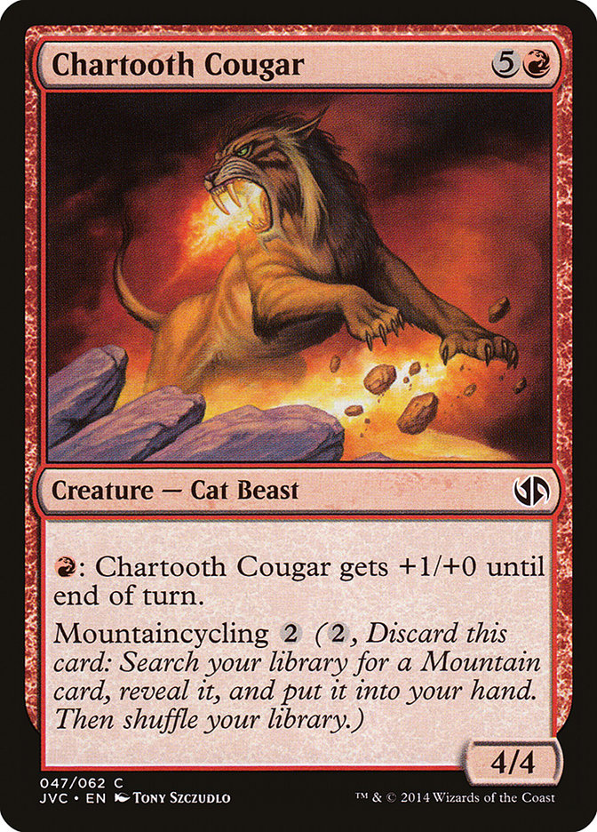 Chartooth Cougar [Duel Decks Anthology] | Good Games Adelaide SA