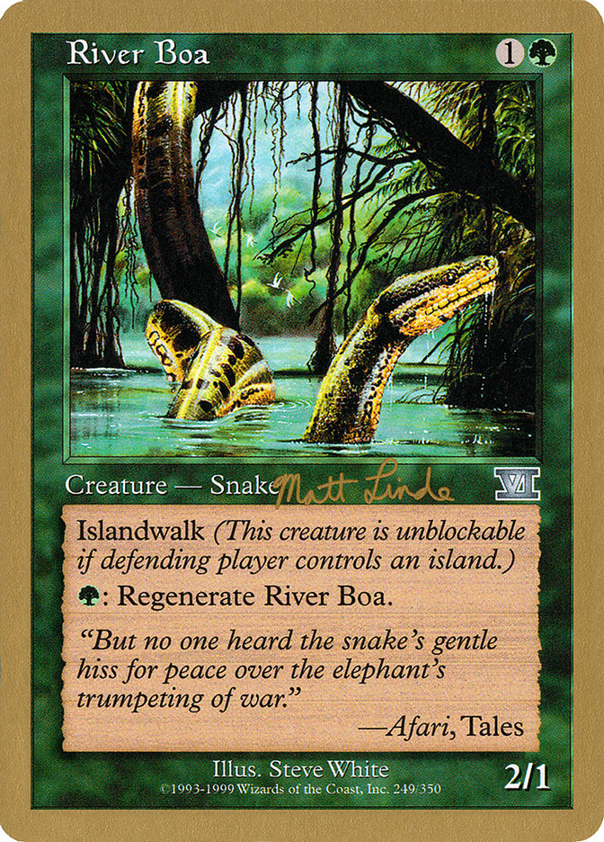 River Boa (Matt Linde) [World Championship Decks 1999] | Good Games Adelaide SA