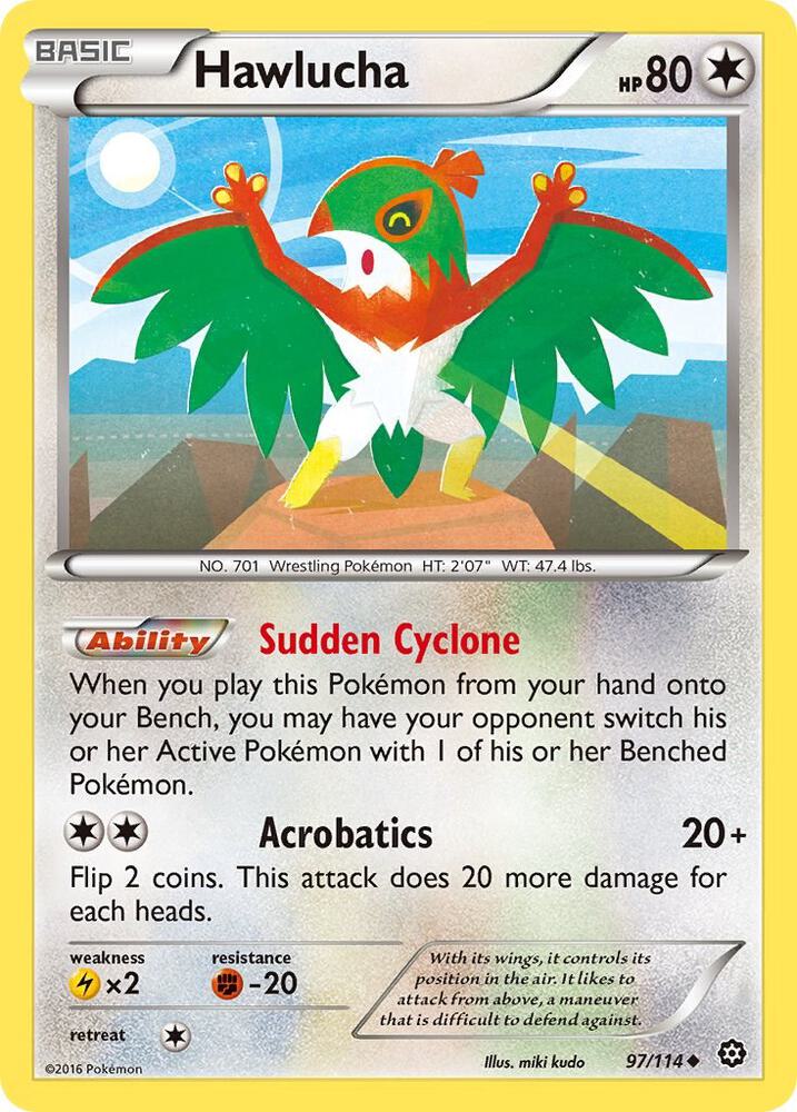 Hawlucha 97/114 (XY - Steam Siege)  | Good Games Adelaide SA