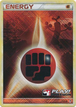 Fighting Energy (93/95) (Play Pokemon Promo) [HeartGold & SoulSilver: Call of Legends] | Good Games Adelaide SA