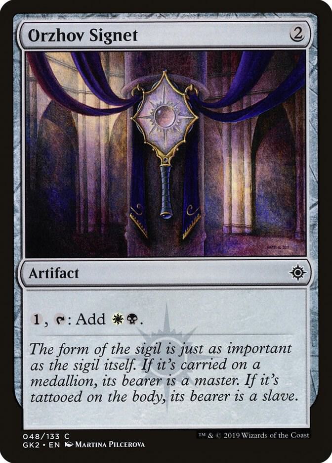 Orzhov Signet 48 (Ravnica Allegiance: Guild Kits)  | Good Games Adelaide SA