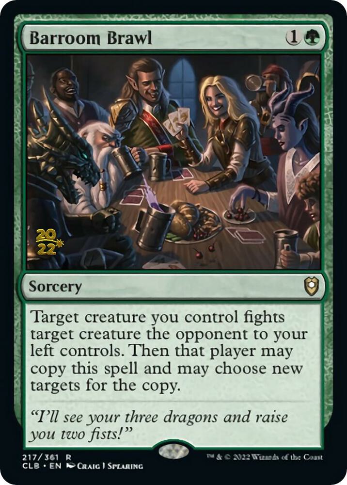 Barroom Brawl 217 (Prerelease Cards)  - Foil | Good Games Adelaide SA