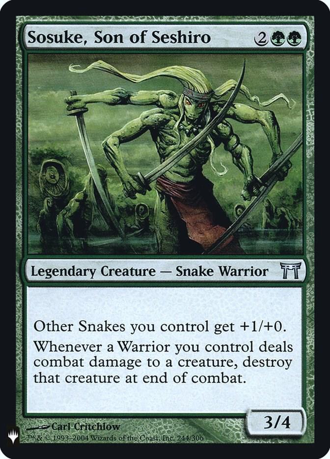 Sosuke Son of Seshiro 244 (The List Reprints)  - Foil | Good Games Adelaide SA