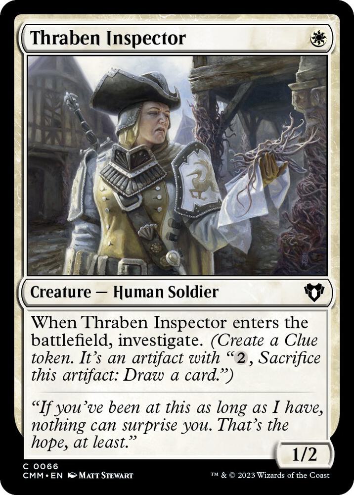 Thraben Inspector 66 (Commander Masters)  - Foil | Good Games Adelaide SA