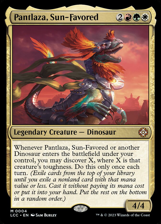 Pantlaza, Sun-Favored 4 (Commander: The Lost Caverns of Ixalan)  - Foil | Good Games Adelaide SA