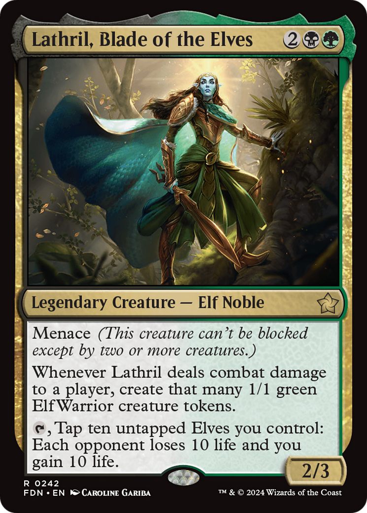 Lathril, Blade of the Elves [Foundations] | Good Games Adelaide SA