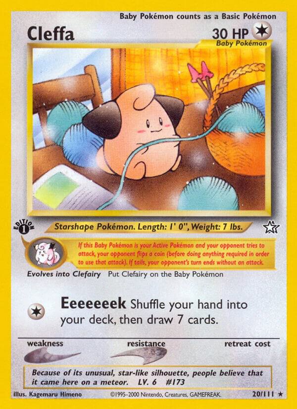 Cleffa 020/111 (Neo Genesis)  - 1st Edition | Good Games Adelaide SA