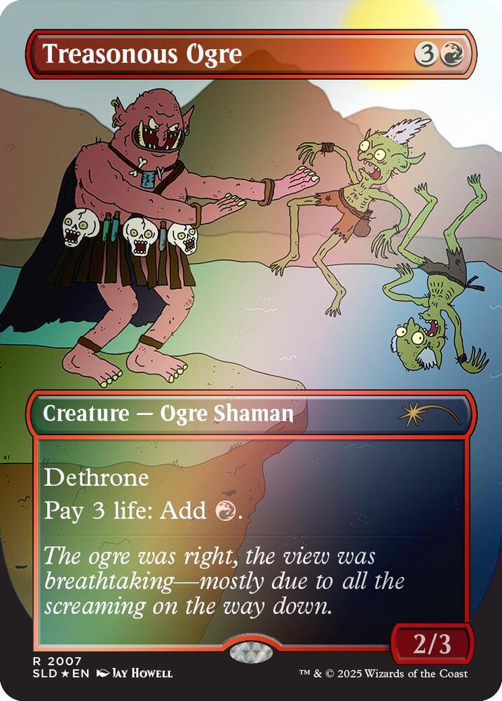 Treasonous Ogre Rainbow Foil 2007 (Secret Lair Drop Series)  - Foil | Good Games Adelaide SA