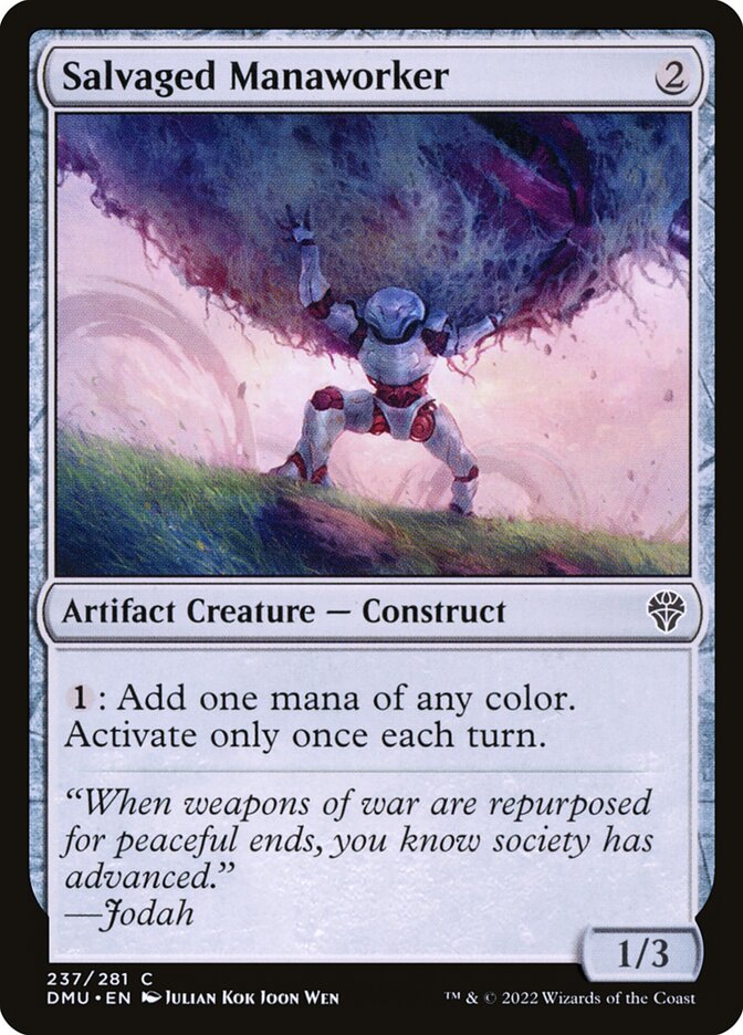 Salvaged Manaworker 237 (Dominaria United)  | Good Games Adelaide SA