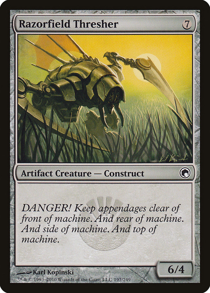 Razorfield Thresher 197 (Scars of Mirrodin)  - Foil | Good Games Adelaide SA