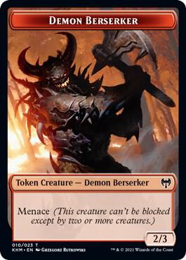 Demon Berserker Token 10 (Kaldheim)  | Good Games Adelaide SA