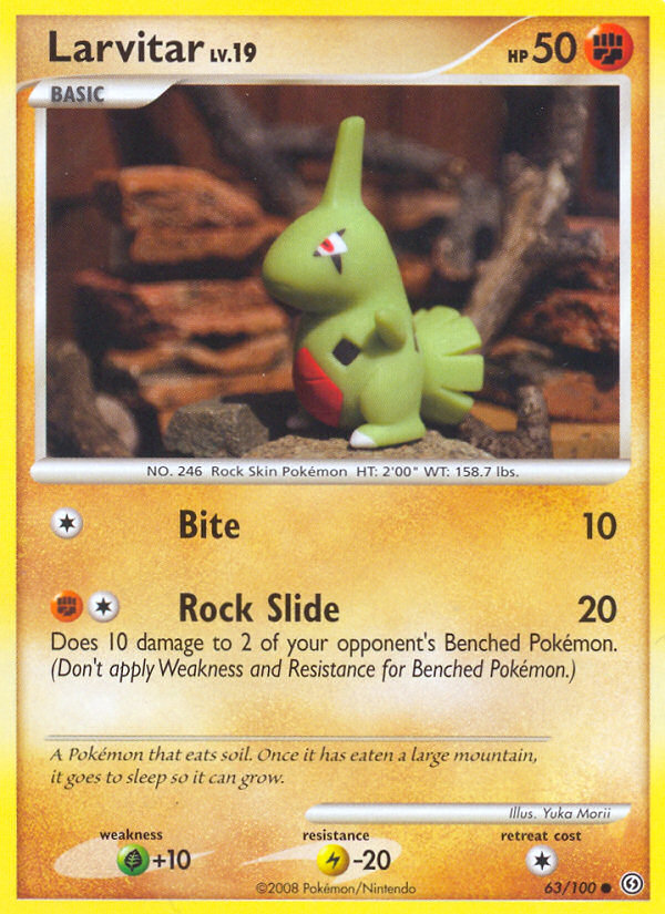 Larvitar (63/100) [Diamond & Pearl: Stormfront] | Good Games Adelaide SA