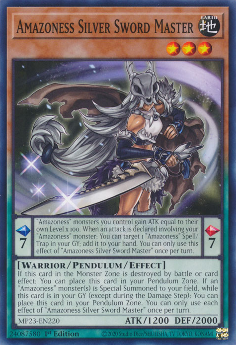 Amazoness Silver Sword Master [MP23-EN220] Common | Good Games Adelaide SA