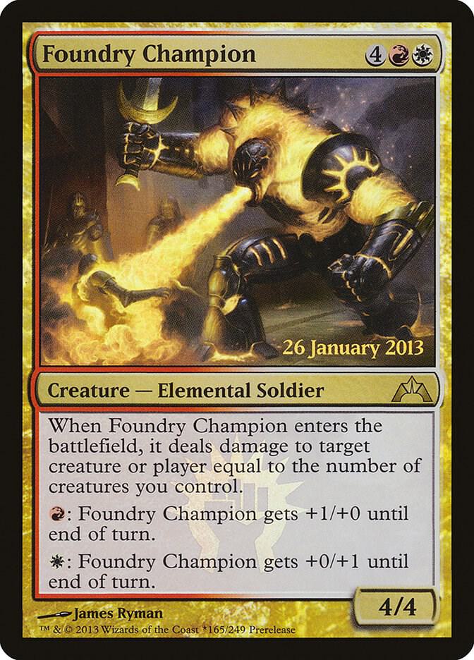 Foundry Champion 165 (Prerelease Cards)  - Foil | Good Games Adelaide SA