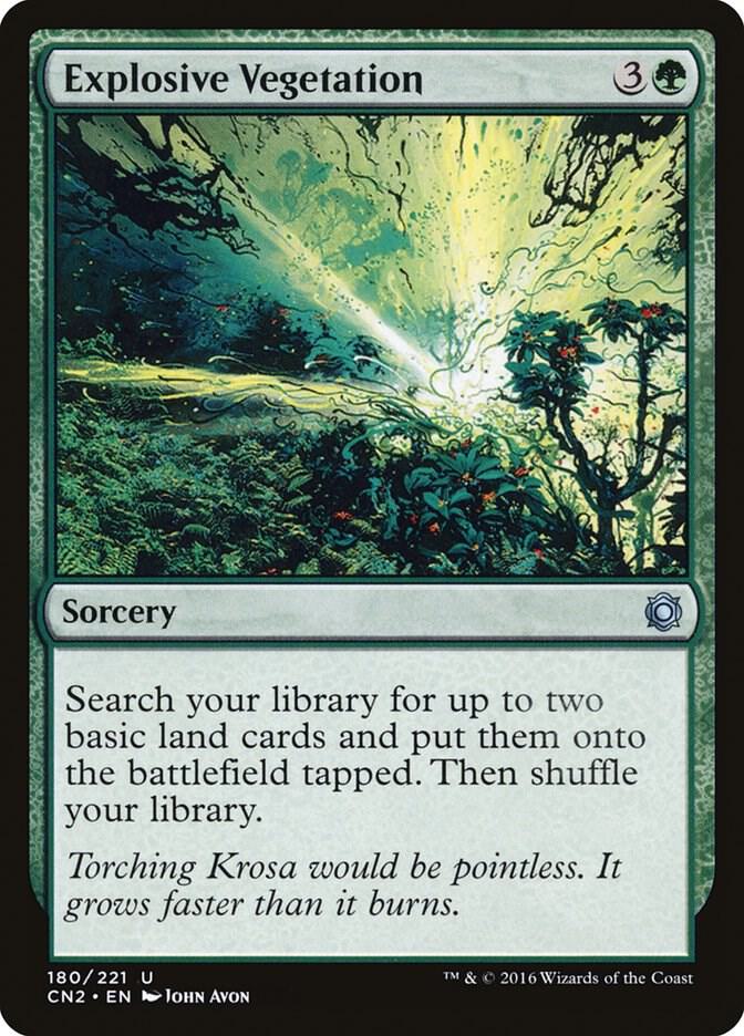 Explosive Vegetation 180 (Conspiracy: Take the Crown)  - Foil | Good Games Adelaide SA