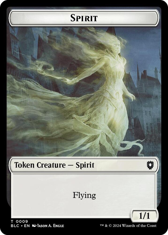 Spirit Faerie Double Sided Token 9 // 12 (Commander: Bloomburrow)  | Good Games Adelaide SA
