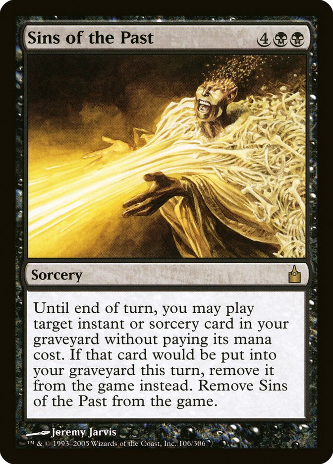 Sins of the Past 106/306 (Ravnica: City of Guilds)  - Foil | Good Games Adelaide SA