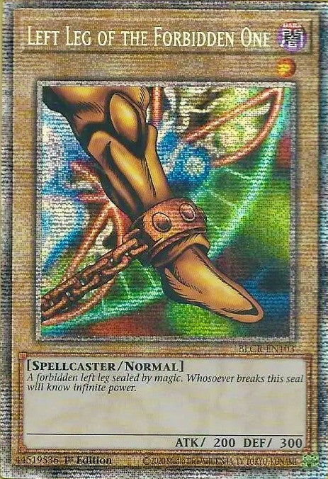 Left Leg of the Forbidden One [BLCR-EN103] Starlight Rare | Good Games Adelaide SA
