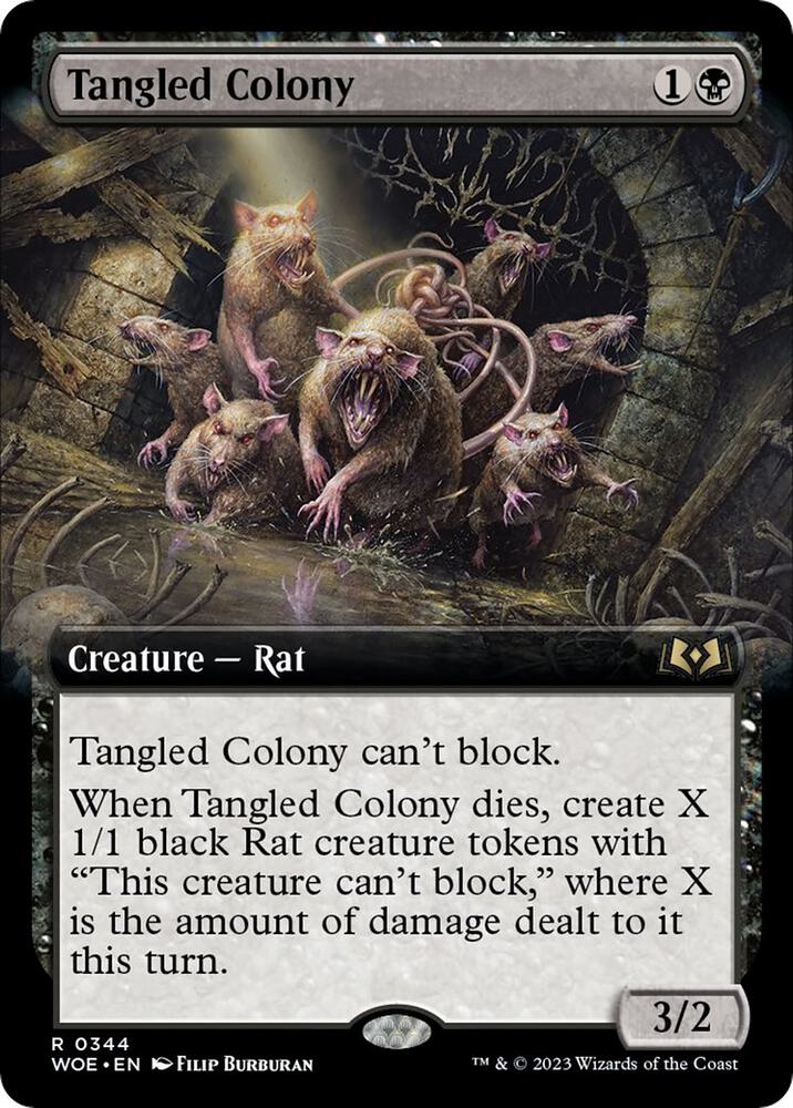 Tangled Colony 344/276 (Wilds of Eldraine)  - Extended Art Foil | Good Games Adelaide SA