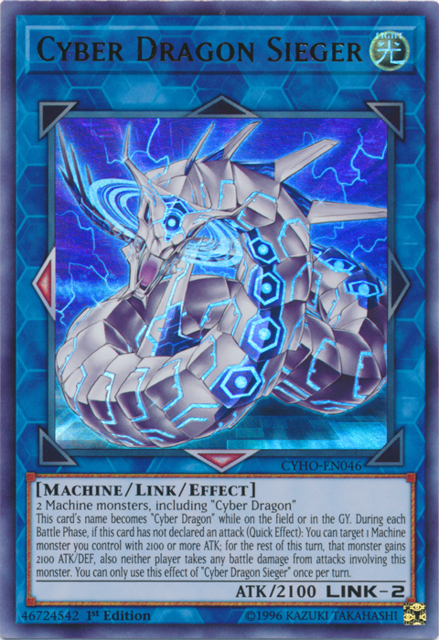 Cyber Dragon Sieger [CYHO-EN046] Ultra Rare | Good Games Adelaide SA