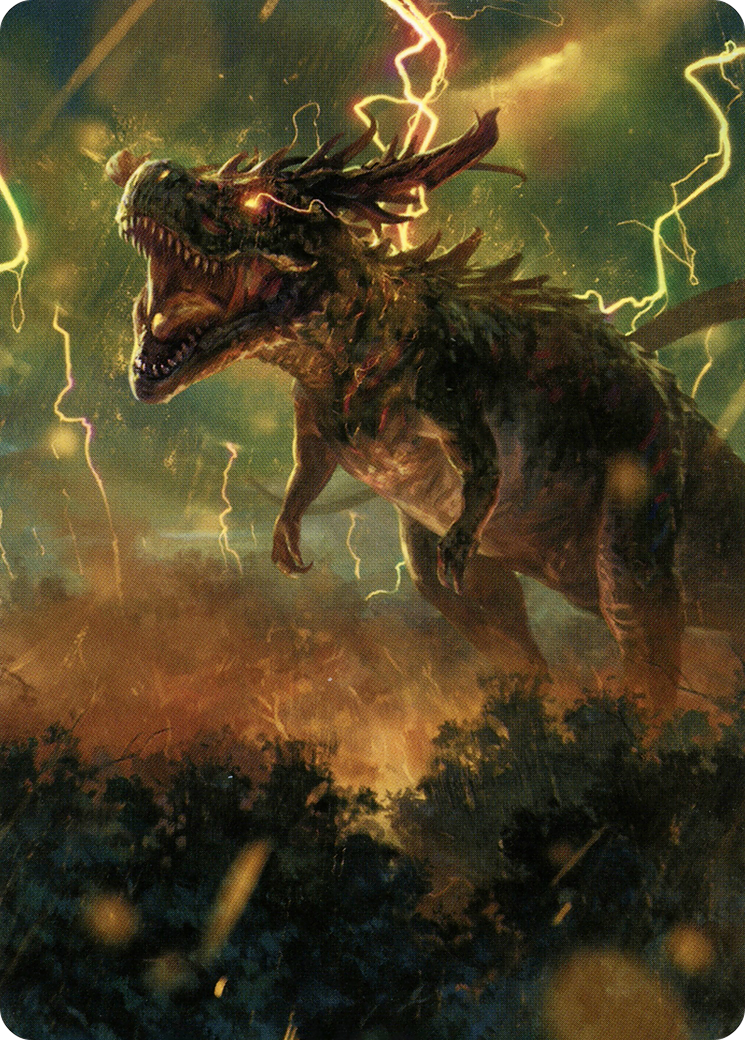 Thrasta, Tempest's Roar Art Card (42) [Modern Horizons 2 Art Series] | Good Games Adelaide SA