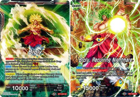 Broly // Broly, Recurring Nightmare [BT7-002] | Good Games Adelaide SA