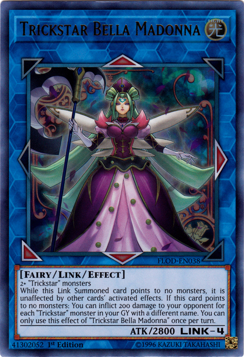 Trickstar Bella Madonna [FLOD-EN038] Ultra Rare | Good Games Adelaide SA