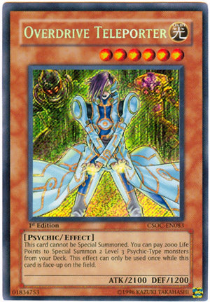 Overdrive Teleporter [CSOC-EN083] Secret Rare | Good Games Adelaide SA