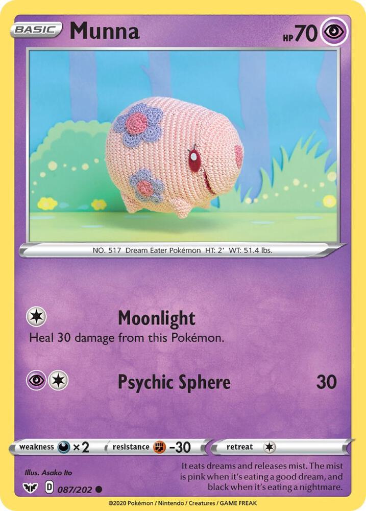 Munna 087/202 (SWSH01: Sword & Shield Base Set)  | Good Games Adelaide SA