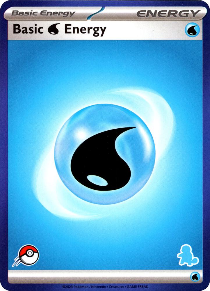 Basic Water Energy Blue Border  (My First Battle)  | Good Games Adelaide SA