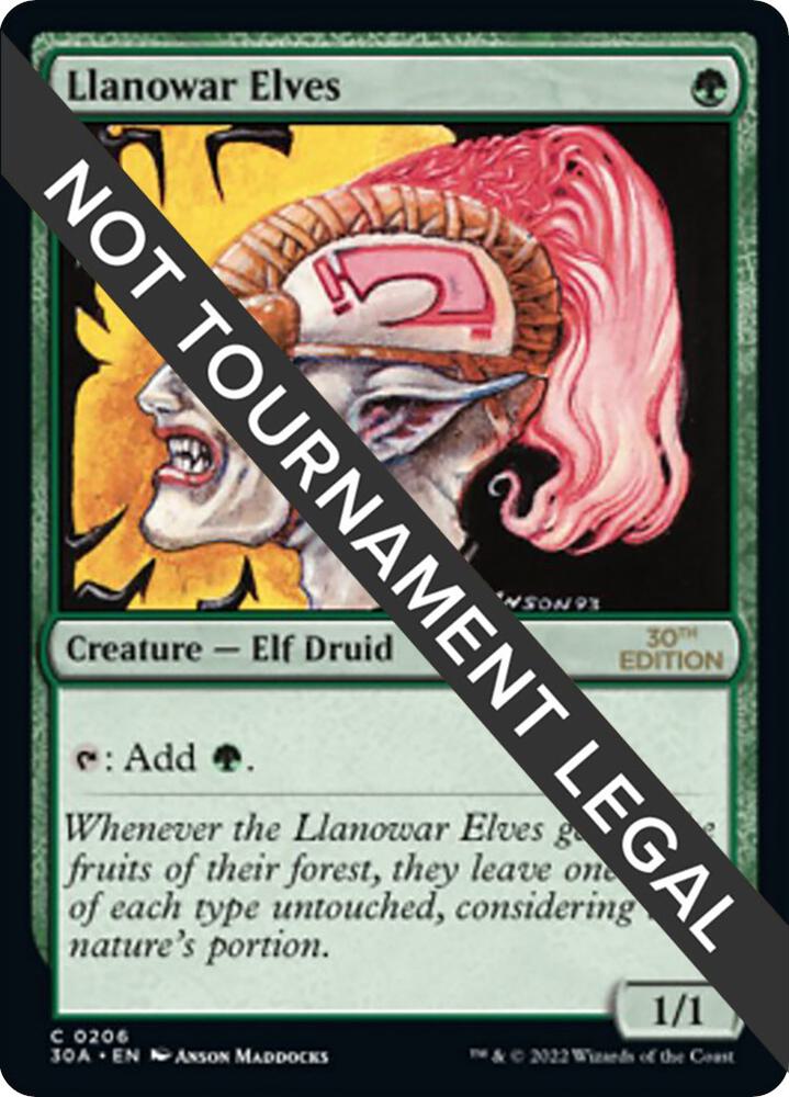 Llanowar Elves 206 (30th Anniversary Edition)  | Good Games Adelaide SA