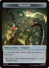 Human Citizen // Treasure Double-Sided Token [Marvel's Spider-Man Tokens] | Good Games Adelaide SA