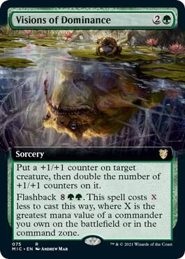 Visions of Dominance Extended Art 75 (Commander: Innistrad: Midnight Hunt)  | Good Games Adelaide SA