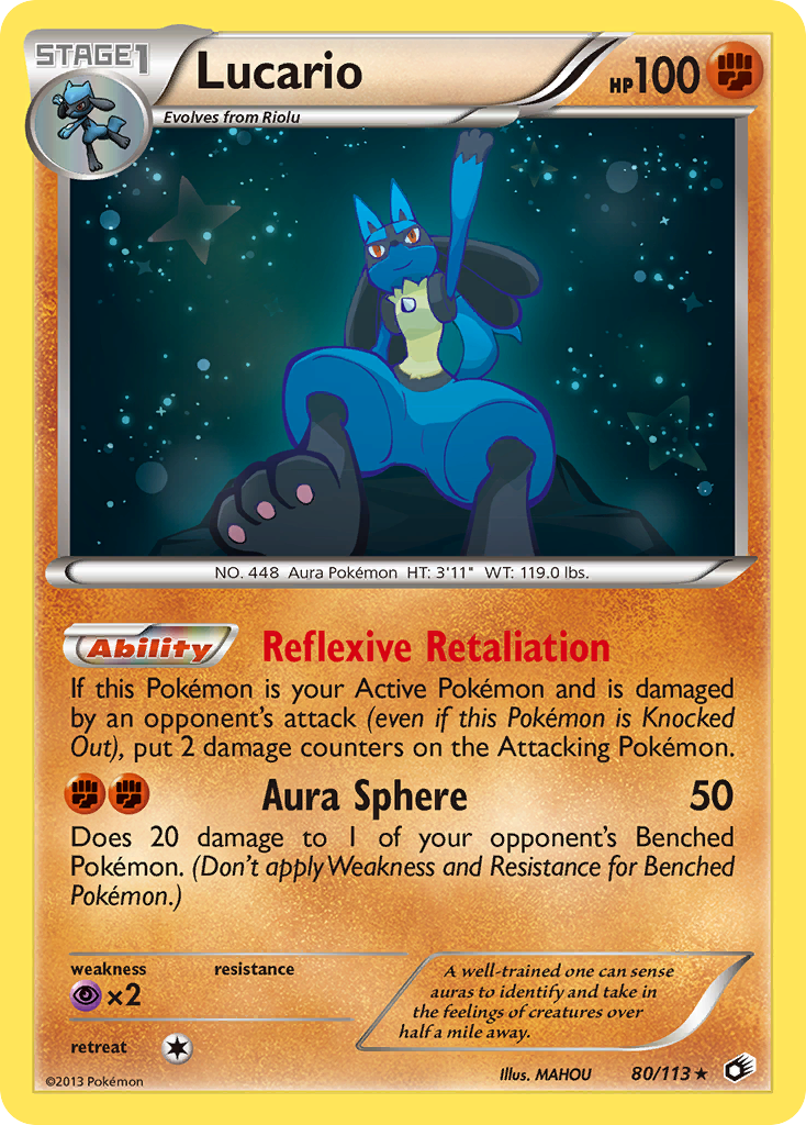 Lucario (80/113) [Black & White: Legendary Treasures] | Good Games Adelaide SA