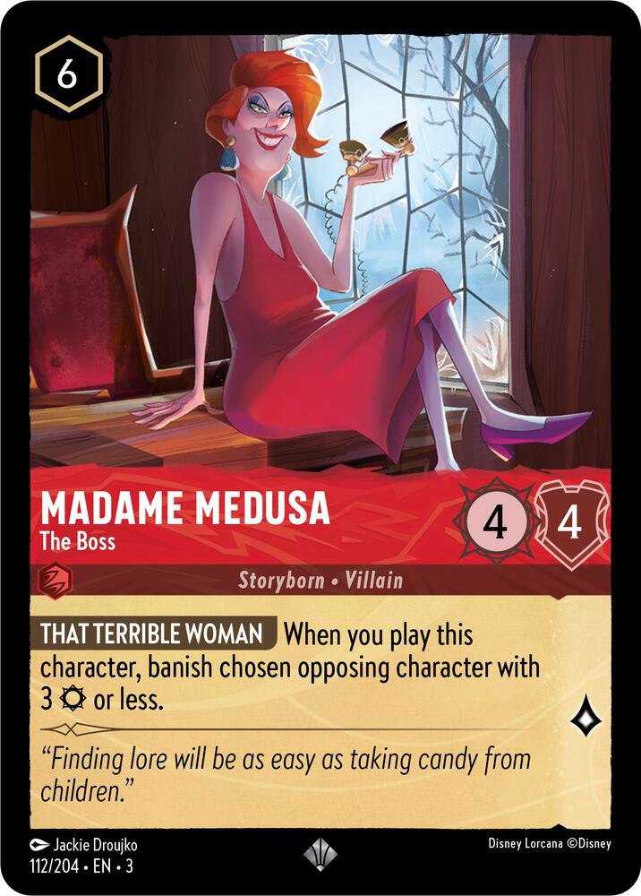 Madame Medusa The Boss 112/204 (Into the Inklands)  | Good Games Adelaide SA
