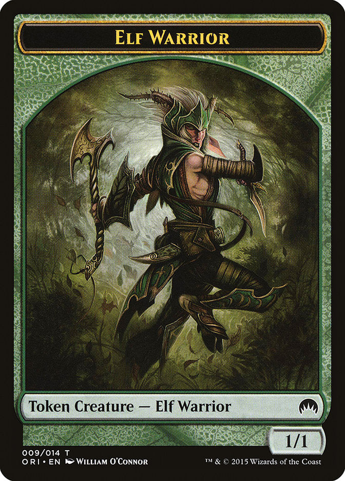 Elf Warrior Token [Magic Origins Tokens] | Good Games Adelaide SA