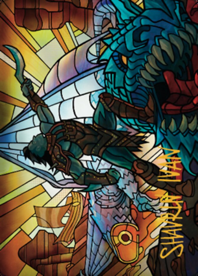 Astor, Bearer of Blades Art Card (Gold-Stamped Signature) [Dominaria United Art Series] | Good Games Adelaide SA